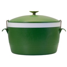 VTG Retro 70s Sun Frost Green Therm-O-Ware Insulated 2 Qt Cooler Ice Bucket picture
