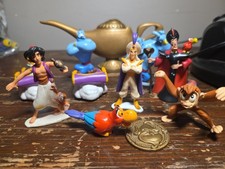 Lot of Vintage 1990s Disney Aladdin Toy Figures Nice Mix PVC ALLADIN Characters picture