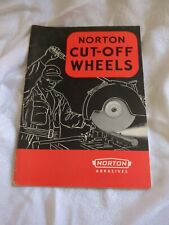Vintage Booklet 1953 Norton Cut-off Wheels picture