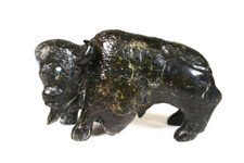 Large Zuni Pueblo Bison / Buffalo Fetish By Clive Hustito  4