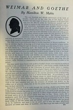 1899 Germany Weimar Goethe House Johann Wolfgang von Goethe picture