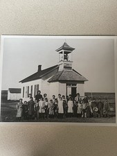 Vintage Photo School At Amherst Buffalo County Nebraska Year 1907 Early Days picture