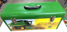 Vintage John Deere Metal Tool Box TY26696 with tool tray picture