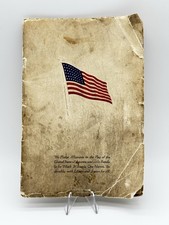 Vintage 1920’s-1950’s BPOE Elks Booklet For Initiates Pledge Flag picture
