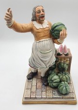 Vintage RARE Signed Luigi Fabris Porcelain Figurine 