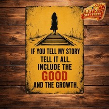 Always Remember Quote Plaque Retro Metal Sign Home Decor 8x12 picture