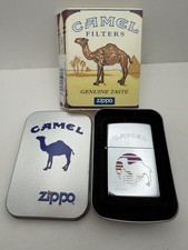 Camel Sunset High Polish Chrome Vintage 1996 Zippo Lighter NEW B66 picture