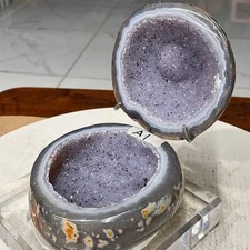 4.05LB Natural Agate Treasure Basin Quartz Geode Crystal Healing décor picture