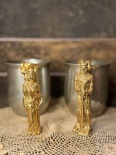 Vintage 1983 KATHY DOPITA Signed Limited Gold  King Queen Handled CUP MUG picture