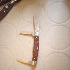 VINTAGE BOKER USA TREE BRAND 8588 3 Blade picture
