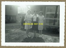 1960's The Ladies are Ready to Go Vintage Snapshot Photograph picture