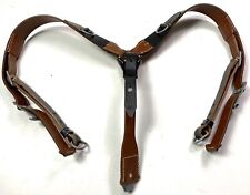  WWII GERMAN M1939 M39 COMBAT LEATHER Y-STRAPS picture
