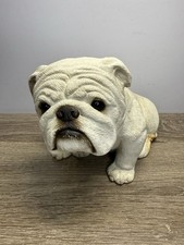 Sandicast Sitting English Bulldog Puppy Dog Sculpture Large 10