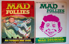 Two Mad Magazine Annuals: Mad Follies #1 and Mad Follies #5, Both With Bonuses picture