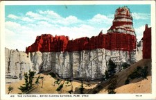 1930s The Cathedral Bryce Canyon National Park Utah Linen Postcard picture