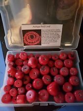 Antique Natural Red Coral Beads picture