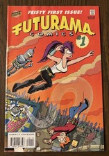 Futurama Comics #1 Matt Groening Premiere Issue Bongo 2000 Low Grade Pics picture