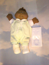 COLECO A/A PREEMIE BOY BLUE  OUTFIT CABBAGE PATCH KIDS W/PAPERS picture