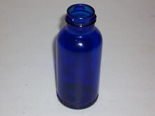 Vintage Embossed Emerson Drug Co. Bromo Seltzer Cobalt Blue Bottle 5