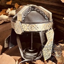 Gimli Helmet Lord of the Rings fantasy movie w/ Display Stand Gift Premium LOTR picture