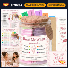 Inspirational Bible Verses Jar - 92 Uplifting Quotes for Women, Gifts for Friend picture
