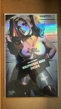 Artist Alley Comics Harley Quinn Cosplay Cover Mugshot FOIL Dhaxina Cover picture