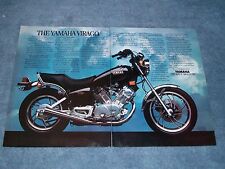 1981 Yamaha Virago V-Twin Vintage Motorcycle 2pg Ad 