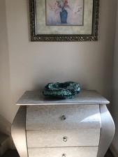 Massive Congo Malachite Bowl  picture