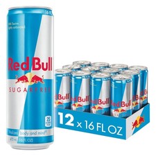 Red Bull Sugar Free Energy Drink 16 fl oz 12 Pack 114mg Caffeine picture