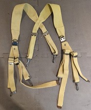 US WW2 M1936 Field Suspenders Od3 1942 Atlas Mfg Co Great Condition  picture