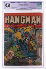Hangman Comics #3 - MLJ Magazines 1942 CGC 5.0 Beheading splash page RESTORED picture