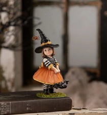 Bethany Lowe Emery Witch with Bat Child Halloween Figure TD5144 picture