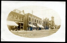 Canada TRENTON Ontario 1920s Dundas Street Stores. Real Photo Postcard picture