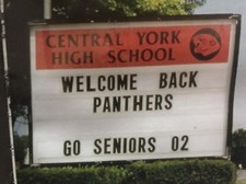 2002 Central York High School Yearbook Pennsylvania Panthers picture