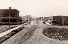c1920 Main Street Andover South Dakota SD Day Co RPPC Photo Postcard COPY picture