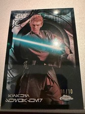 2026 Topps Chrome Star Wars - Anakin Skywalker #52 Black Aurebesh 01/10 picture