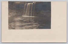 Waterfall and Bridge RPPC DB Postcard picture