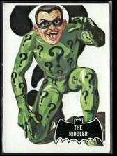 1966 Topps Batman (Black Bat Logo) The Riddler Card #36 picture