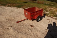 Vintage MF Massey Ferguson Lawn & Garden Yard Cart Dump Trailer picture