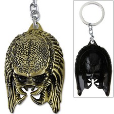 Aliens vs Predator Keychain LIMITED EDITION Yautja Hunter Metal Bronze Finish picture