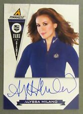 2011 ALYSSA MILANO Autograph Panini PINNACLE Fans of Game NHL hockey L.A. KINGS picture