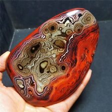 492g Natural Polished Banded Agate Crystal Madagascar 37X73 picture