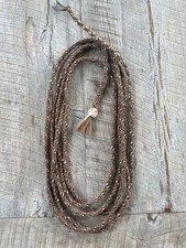 VINTAGE HAND WOVEN HORSE HAIR ROPE, Mane Hair Mecate picture