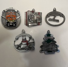 BNSF Railway Holiday Ornaments - 2006-2009, 2011 Lot-5 New Mint Condition picture