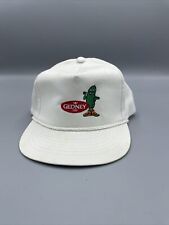 Vintage Gedney Snap Back Hat Flat Adjustable White Branded picture