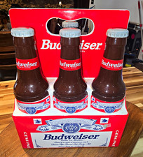 Budweiser Breweriana Beer  VINTAGE Enesco BUDWEISER 6-pack COOKIE JAR picture