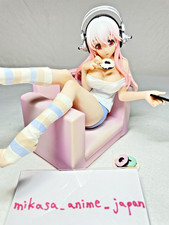 FuRyu Super Sonico Figure Snack Time Ver Sofa Donut 2013 Loose No Box Japan Rare picture
