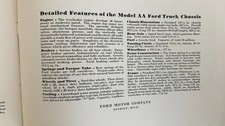 1930 Ford Model AA Truck Sales Brochure New Cabs Bodies Vintage Original picture