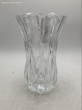 Vintage Mikasa Clear Blossom Home Decorative Collectible Flower Vase picture