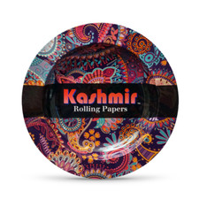 Kashmir Round Metal Ashtray #1 Cigarette Cigar Holder Ash Try for Indoor Outdoor picture